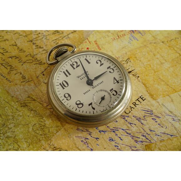 VTG Westclox Scotty Pocket Watch 90001 Manual Wind USA | WORKING! - Picture 1 of 7